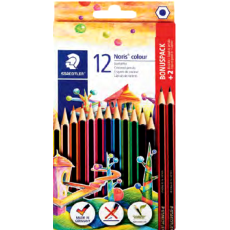Staedtler Noris Club Colouring Pencils - Bonus Pack 